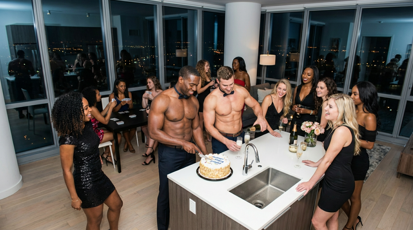 Gentleman Host Birthday Party