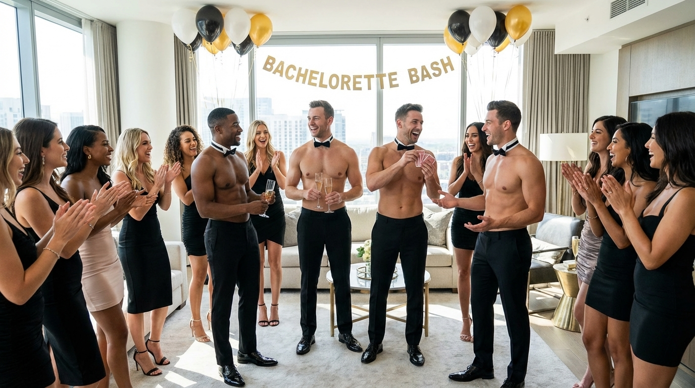 Gentleman Host bachelorette party